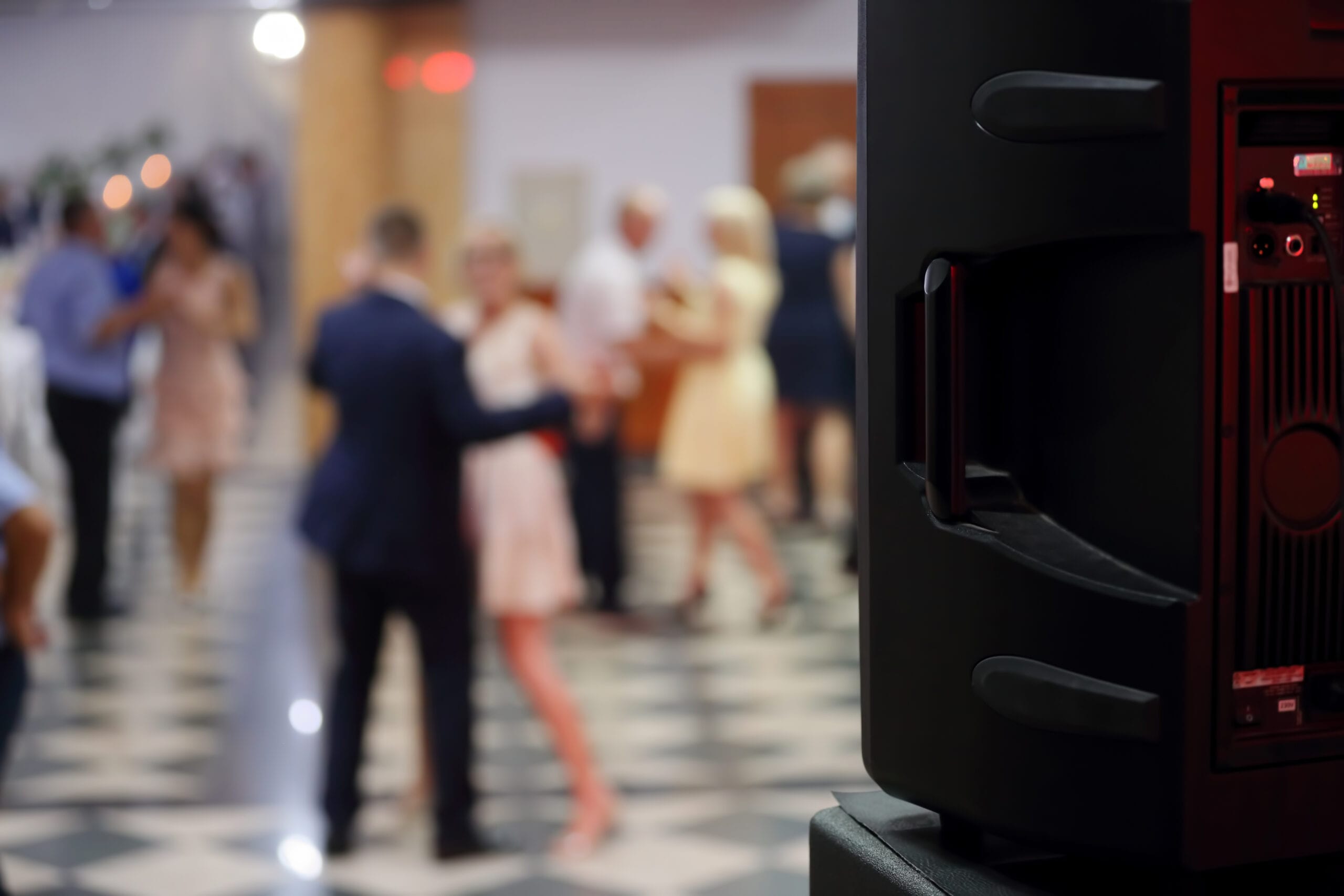 Dancing couples during party or wedding celebration Dancing couples during party or wedding celebration